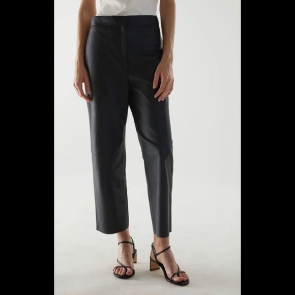 COS | Pants u0026 Jumpsuits | Cos Leather Pants | Poshmark
